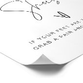 HARLOW Moderne Dansschoenen Flip Flop Wedding Poster (Hoek)