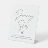 HARLOW Moderne Dansschoenen Flip Flop Wedding Reclamebord Met Voetstuk (Voorkant)