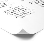 HARLOW Moderne minimalistische alfabetische zitpla Poster (Hoek)