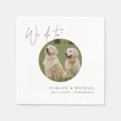 HARLOW Moderne minimalistische we doen ook bruilof Servet (Voorkant)