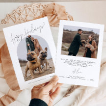 HARLOW Moderne Vakantie kerstkaart