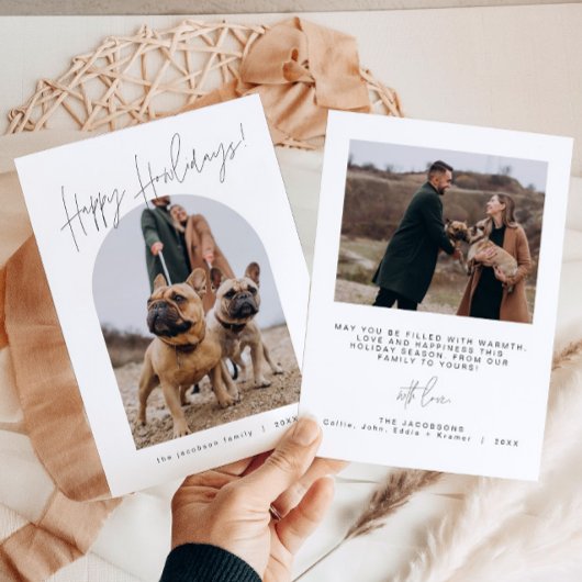 HARLOW Moderne Vakantie kerstkaart Kaart