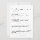 HARLOW Movie Trivia Vrijgezellenfeest Game Kaart (Voorkant)
