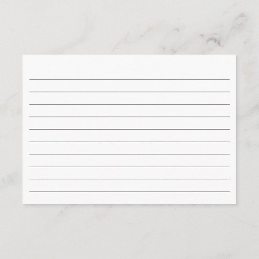 HARLOW Ouderschap Tips Baby shower Advies Kaart (Achterkant)