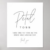 HARLOW Petal Toss Weduwen Verzenden bord Poster (Voorkant)