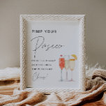 HARLOW Pimp Uw Prosecco Mimosa Sign Poster<br><div class="desc">Harlow Collectie - een perfecte combinatie van schone verfijning en moderne flair. Het is ontworpen met een modern scriptlettertype dat stijl en elegantie uitsluit. Elk product in het collectie is doordacht gemaakt om een blik te tonen die zowel tijdloos als trendloos is.</div>