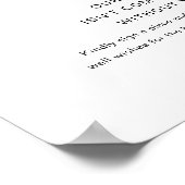 HARLOW Puzzle Guest Book Weddenschap Poster (Hoek)