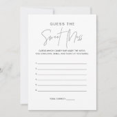 HARLOW raad de Sweet Mess Kaart (Voorkant)