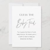 HARLOW raad het Baby Baby shower spel Kaart (Voorkant)