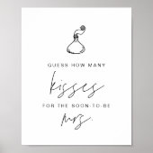 HARLOW raden hoeveel kussen Vrijgezellenfeest spel Poster (Voorkant)