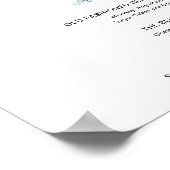 HARLOW Signature Drink Wedding Sign Poster (Hoek)