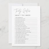 HARLOW Twintig vragen over de Kaart van de Bride G (Voorkant)