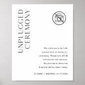 HARLOW Unplugged Ceremony Weddenschap Poster (Voorkant)