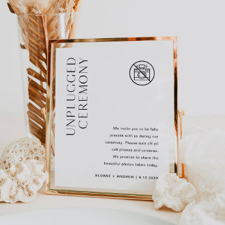 HARLOW Unplugged Ceremony Weddenschap Poster