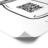 HARLOW Virtual Tip Jar Venmo QR Code Sign Poster (Hoek)