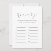 HARLOW waar ze Vrijgezellenfeest Game Kaart waren (Voorkant)