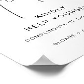 HARLOW Weddenschap Mannen Bathroom mandje Poster (Hoek)