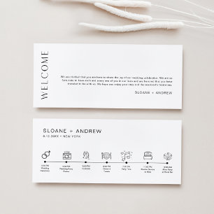 HARLOW Weddenschap tijdlijn en welkomstbrief 9x4