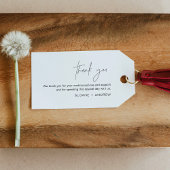 HARLOW Wedding Favor Label, Vrijgezellenfeest Hart Cadeaulabel