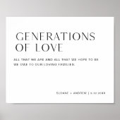 HARLOWE generaties liefde Poster (Voorkant)