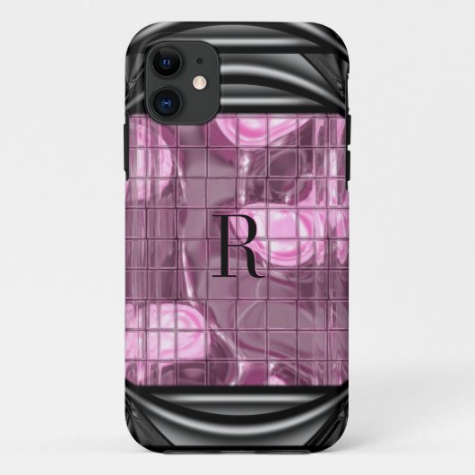 Harlowish Sonya Elegant Monogram Case-Mate iPhone Case (Achterkant)