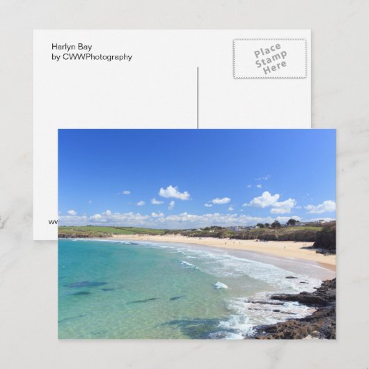 Harlyn Bay Briefkaart (Voorkant / Achterkant)