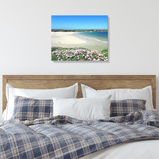 Harlyn Bay Canvas Afdruk (Insitu (Slaapkamer))
