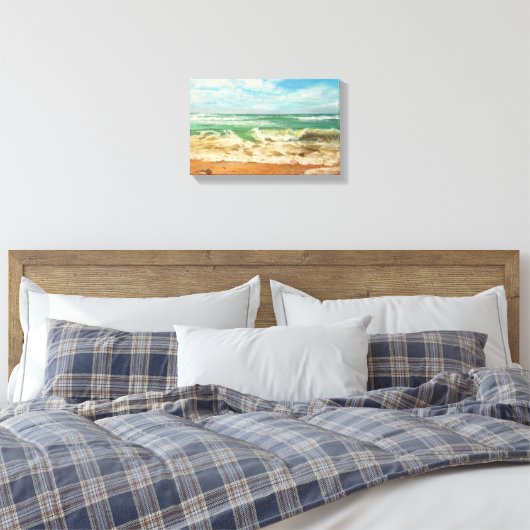 Harlyn Bay Canvas Afdruk (Insitu (Slaapkamer))