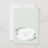 HARLYN Plaats Kaart Eucalyptus Vrijgezellenfeest D (Voorkant)