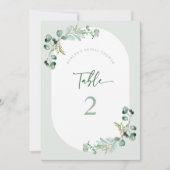 HARLYN Tafelnummer Eucalyptus Vrijgezellenfeest Ka (Voorkant)