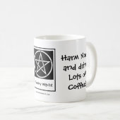 Harm Geen en Drink veel koffie! Cheeky Witch Mok (Voorkant rechts)
