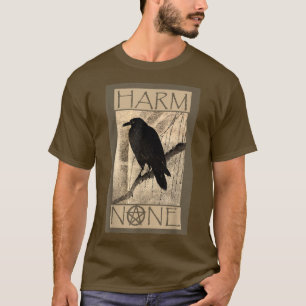 Harm Geen WiccanPagan Design T-shirt