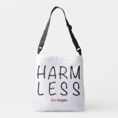 Harm Less - Go Vegan Crossbody Tas (Achterkant)
