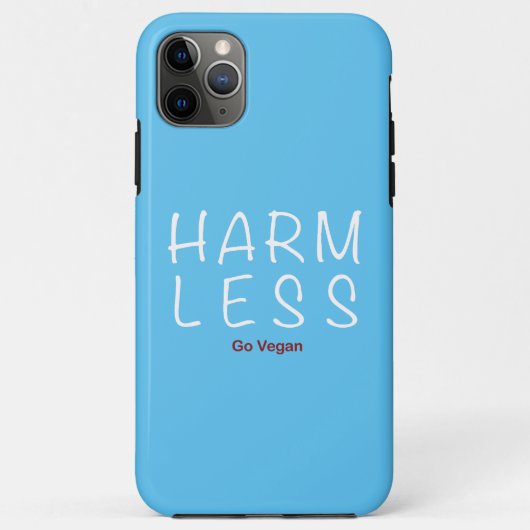 Harm Less - Go Vegan (lichte versie) Case-Mate iPhone Case (Achterkant)