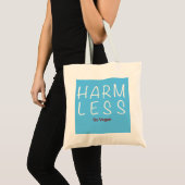 Harm Less - Go Vegan (lichte versie) Tote Bag (Voorkant (product))