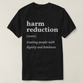 Harm Reduction Definition T-shirt (Design voorkant)