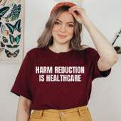 Harm Reduction is Shirt in de gezondheidszorg, ove