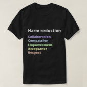 Harm Reduction Model T-shirt (Design voorkant)