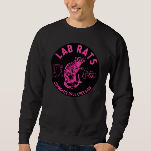 Harm Reduction Sisters Lab Rats Logo Trui (Voorkant)