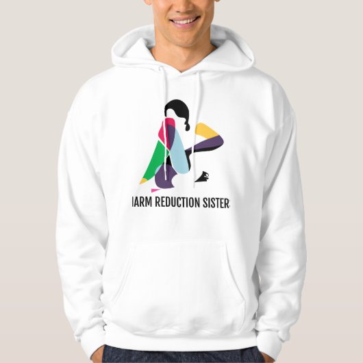 Harm Reduction Sisters Logo Hoodie (Voorkant)