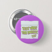 Harm Reduction Sisters Test What You Ingest Ronde Button 5,7 Cm (Voorkant /achterkant)