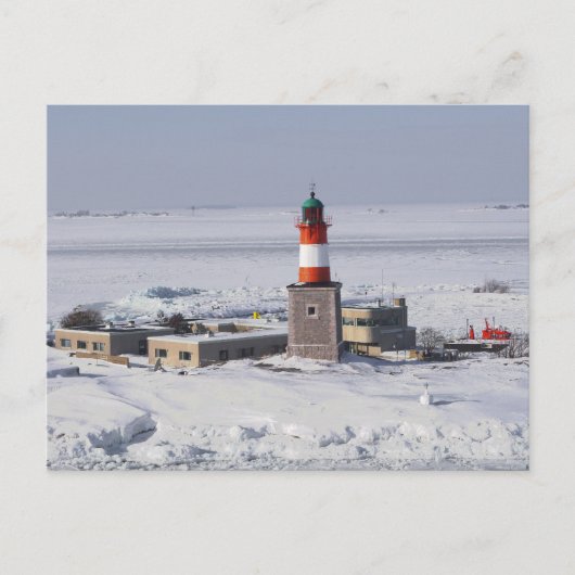 Harmaja Lighthouse Helsinki Finland Briefkaart (Voorkant)
