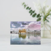 Harmandir Sahib Golden Temple Amritsar India Briefkaart (Staand voorkant)