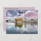 Harmandir Sahib Golden Temple Amritsar India Briefkaart (Voorkant / Achterkant)