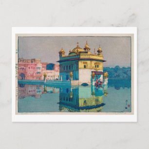 Harmandir Sahib (Gouden Tempel), Hiroshi Yoshida Briefkaart