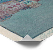 Harmandir Sahib (Gouden Tempel), Hiroshi Yoshida Poster (Hoek)