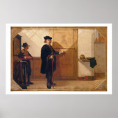 Harmensz van Rijn Rembrandt (1606-69) Knocking on Poster (Voorkant)