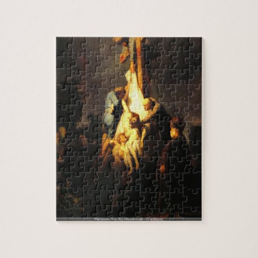 Harmensz Van Rijn Rembrandt - Crucifixion puzzle Legpuzzel (Verticaal)