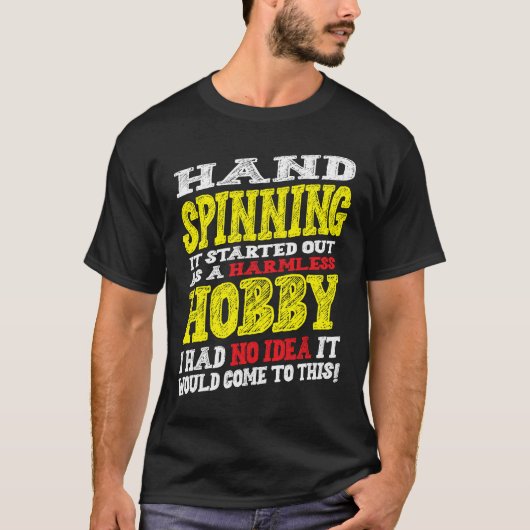 Harmless Hobby Collector Spinnen met hand T-shirt (Voorkant)