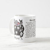 Harmon Family Coat of Arms Mok (Voorkant links)